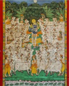 Shri Nath Ji with Cow